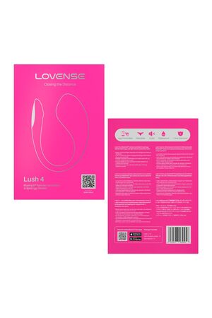 Розовое виброяйцо Lovense Lush 4